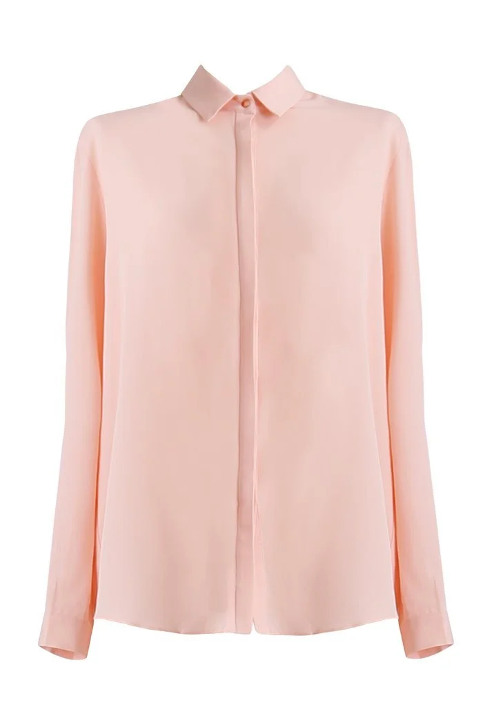 Ginger & Smart Secret Vice Collared Shirt in Blush
