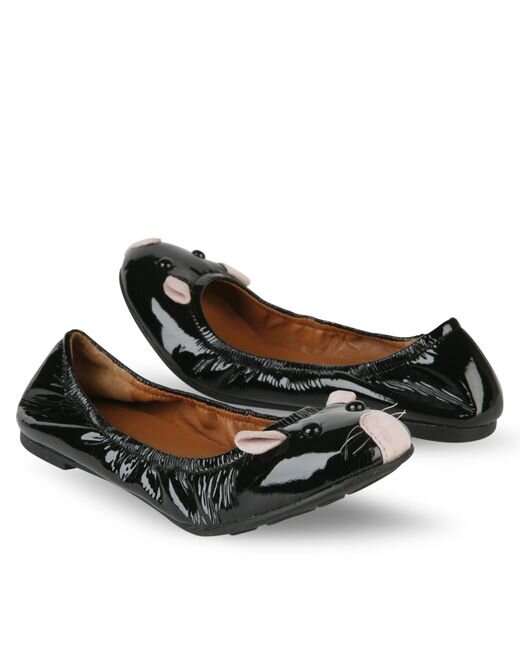 Marc by Marc Jacobs Mouse Ballet Flats in Black Patent Leather.jpg
