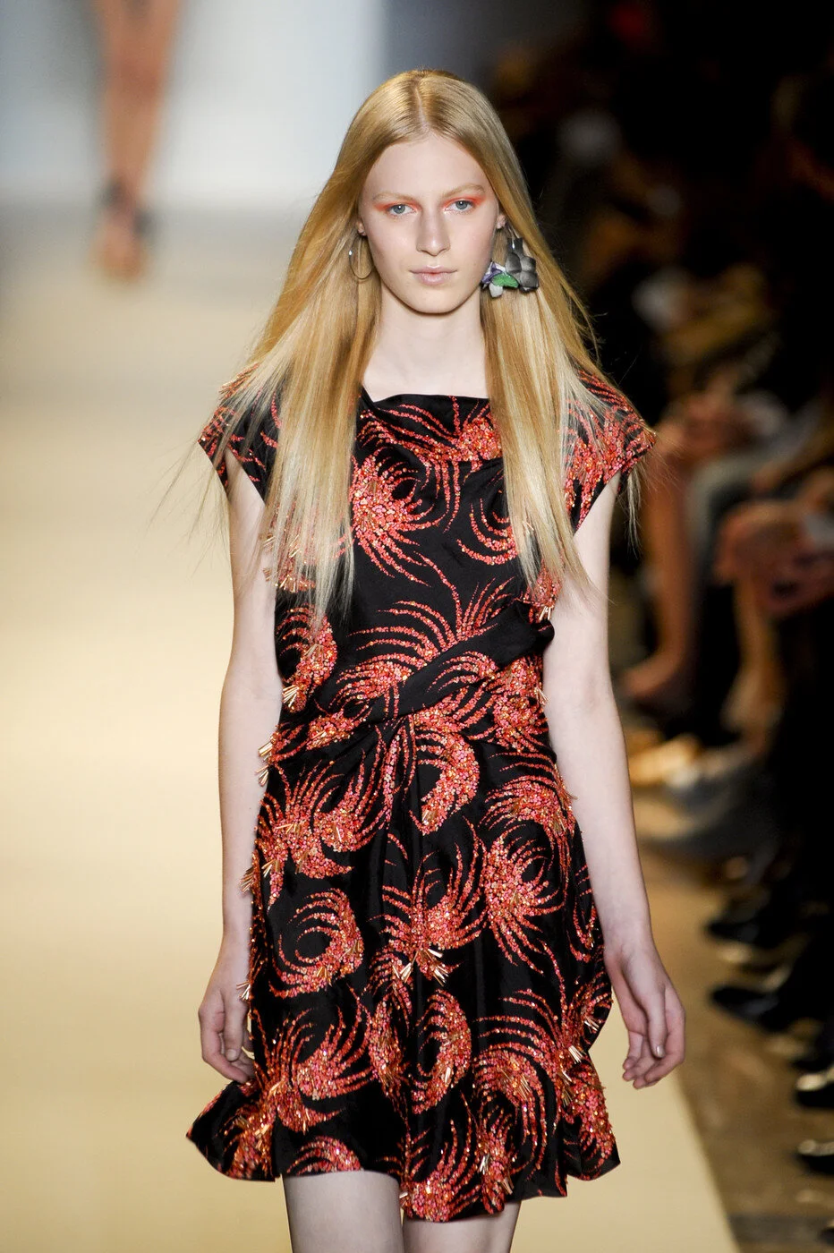 Vanessa Bruno Appliqué Printed Dress