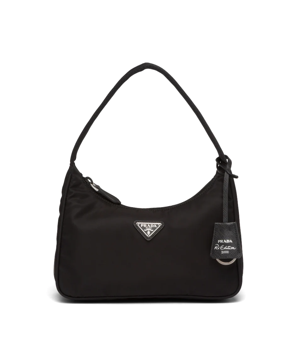 Prada Re-Edition 2000 Nylon Mini Bag in Black
