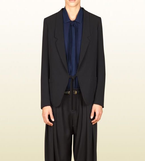 Gucci Tie Front Jacket in Black.jpg