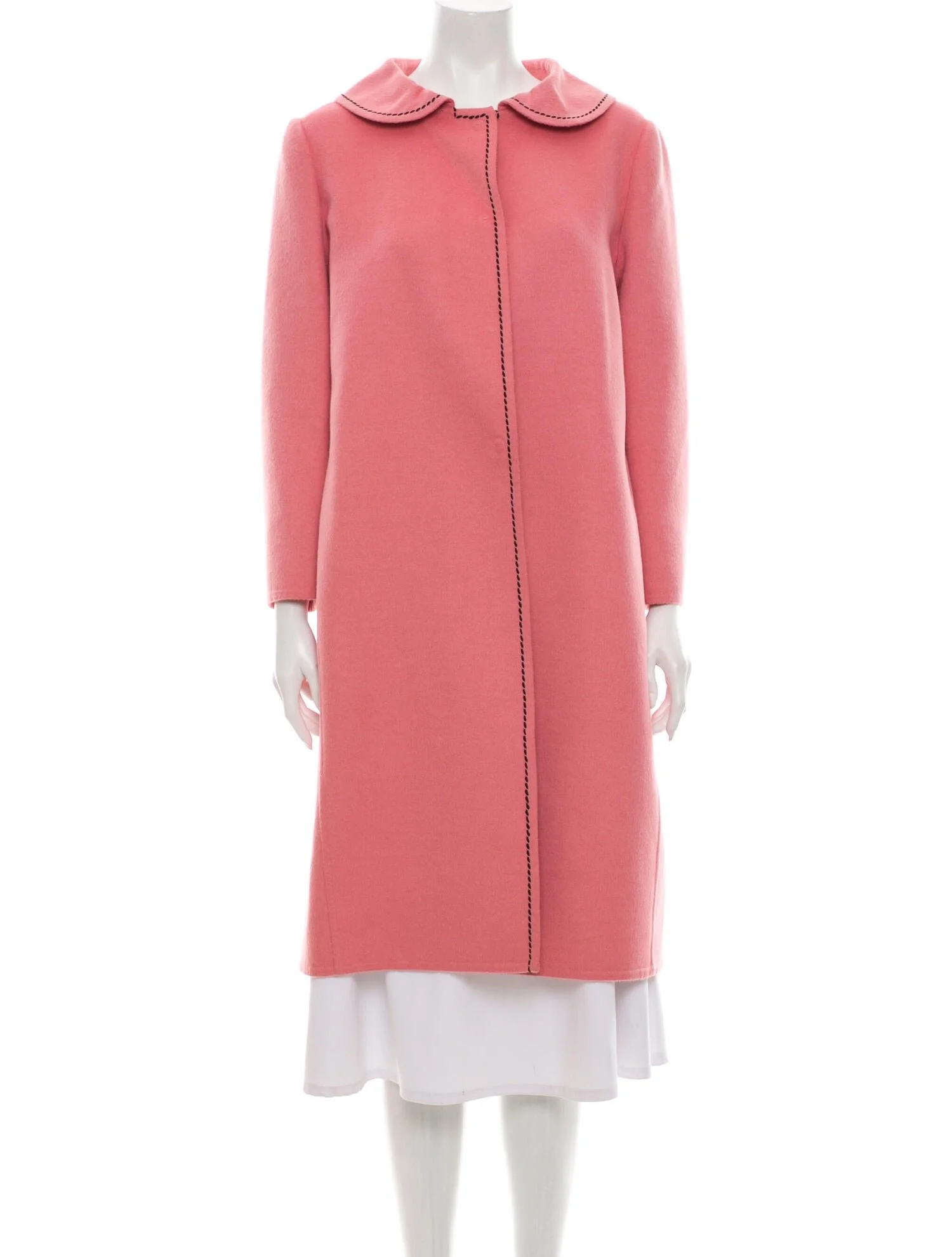 Prada Outlined Peter Pan Coat