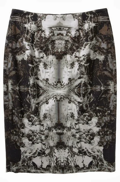Hugo Boss Vilina Skirt in Onyx Fantasy