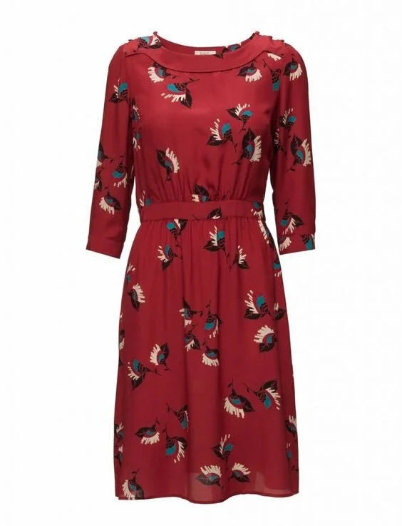 Ba&amp;Sh Peper Dress in Red