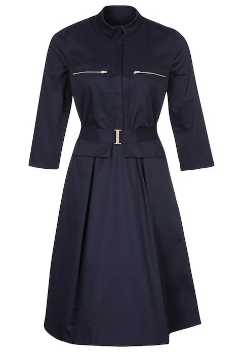Bruuns Bazaar Lilian Dress in Navy