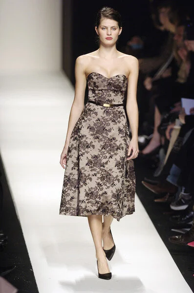 Céline Fall 2004 Lace Midi Dress