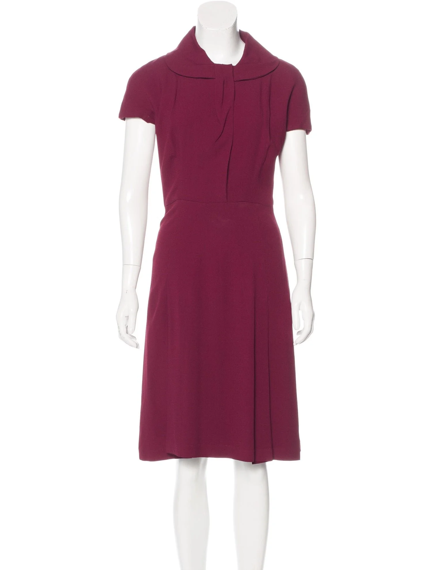 Christian Dior Short Sleeve Midi Dress in Black