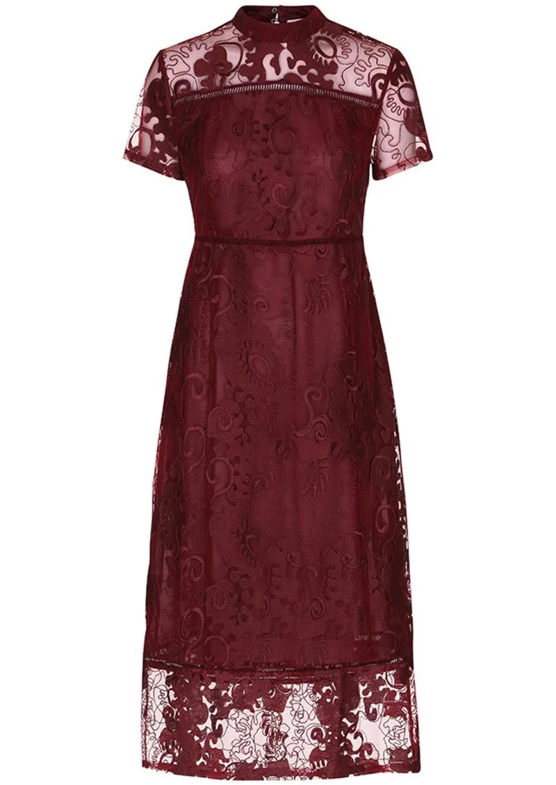 Day Birger et Mikkelsen Day Oussada Dress in Burgundy