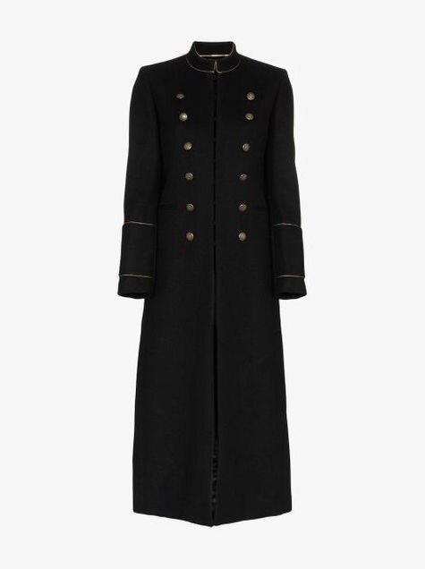 Saint Laurent Military Coat in Black.jpg