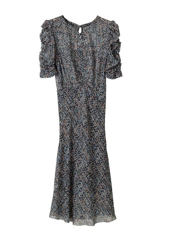 H&M x Isabel Marant Printed Ruched Sleeves Dress — No More