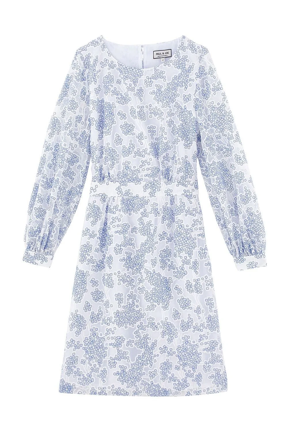 Paul & Joe Belted Burnout Viscose Linen Dress