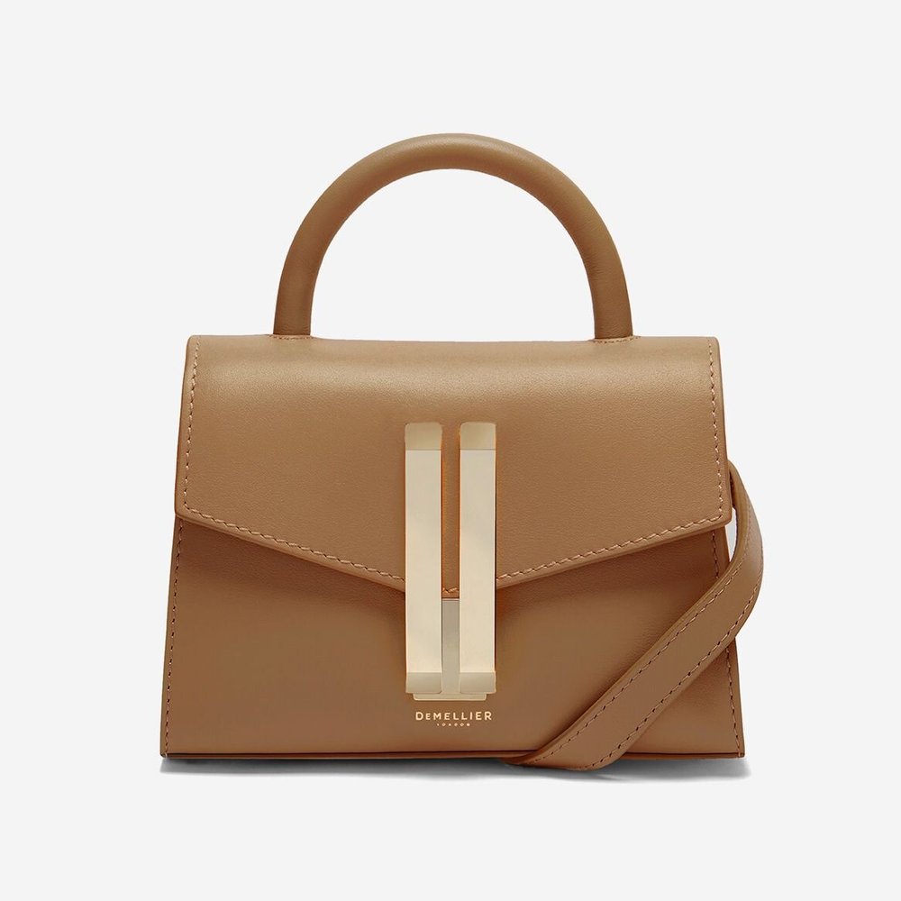 Demellier London The Nano Montreal Bag in Deep Toffee Smooth — UFO