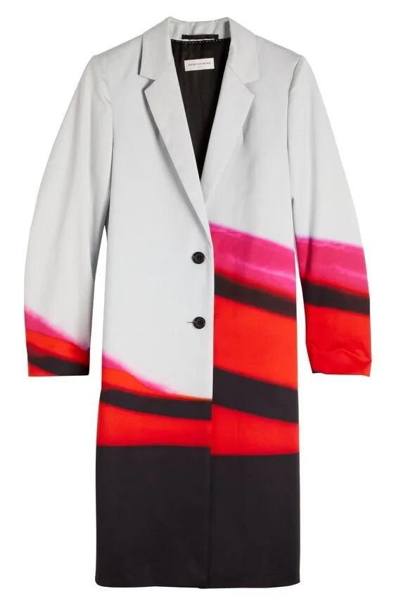 Dries Van Noten Richy Print Cotton Topper