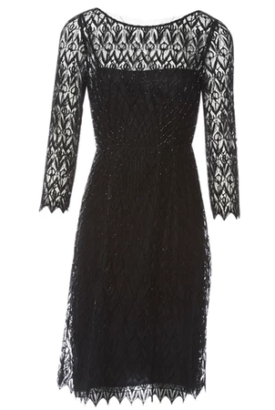 Prada Lace Beaded Dress in Black — UFO No More