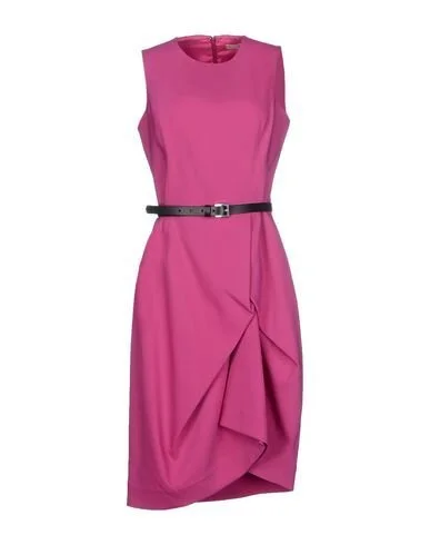 Michael Kors Tissue Origami Belted Dress in Light Purple