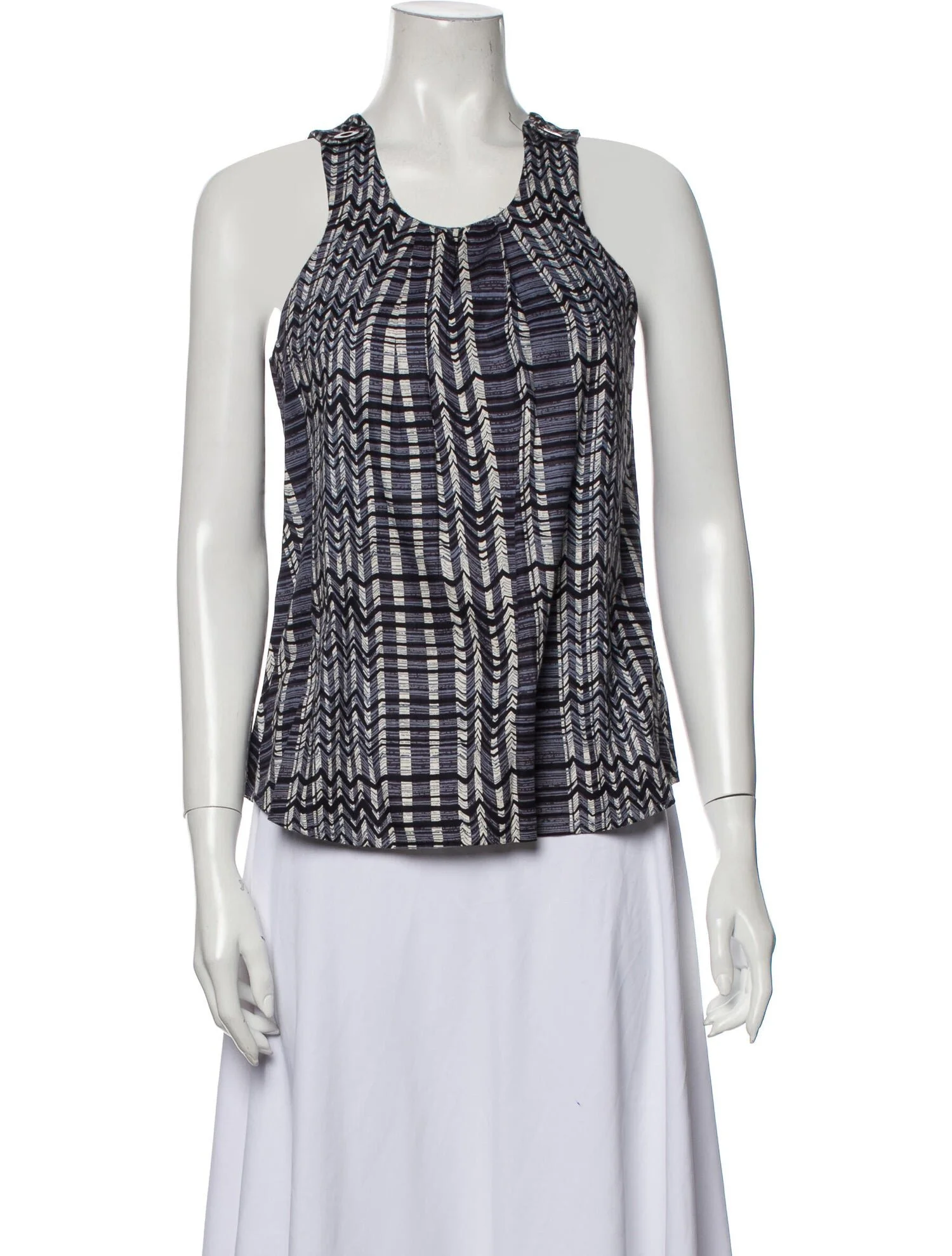 Marc by Marc Jacobs Printed Scoop Neck Top