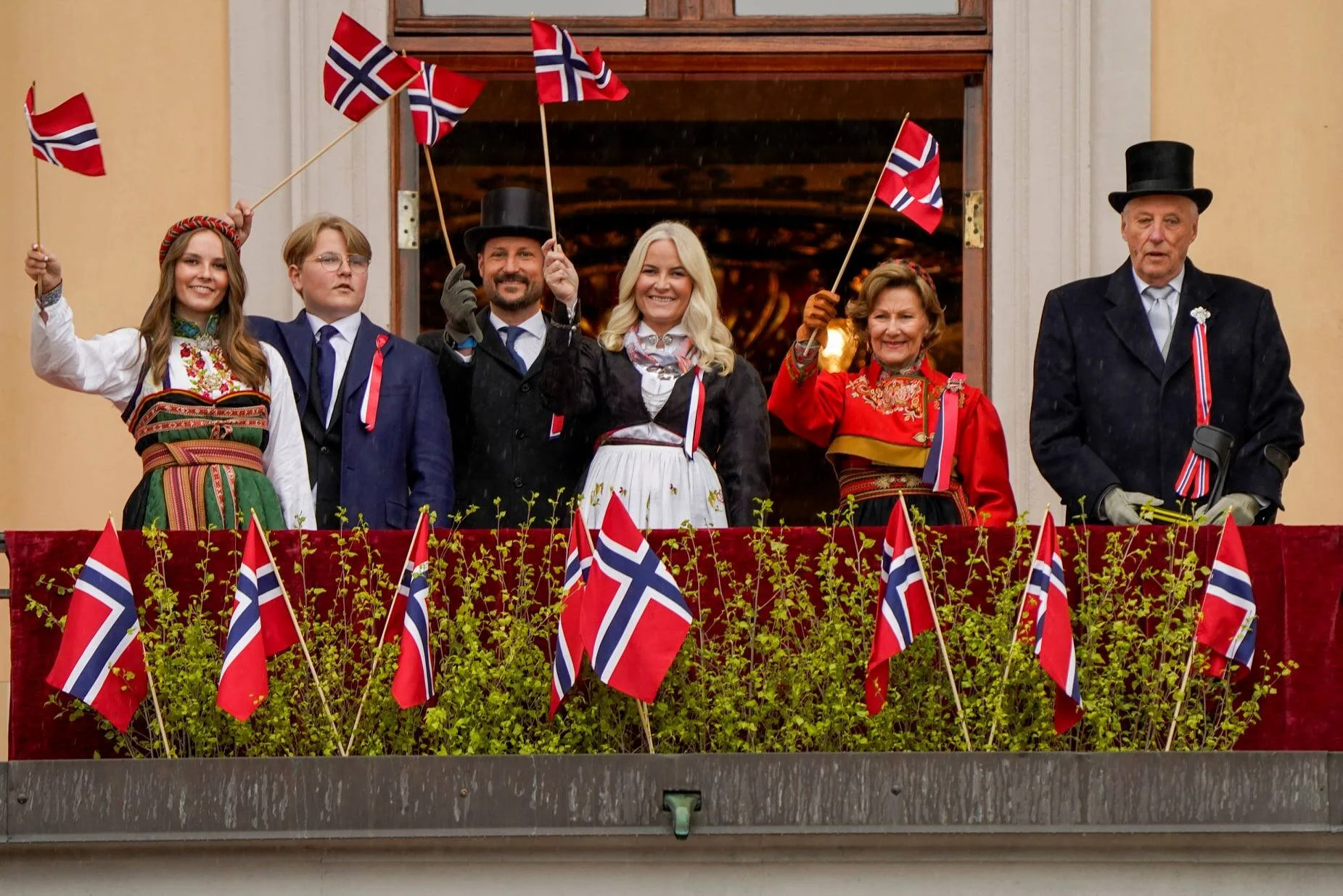 Norwegian Royal family celebrates Constitution Day