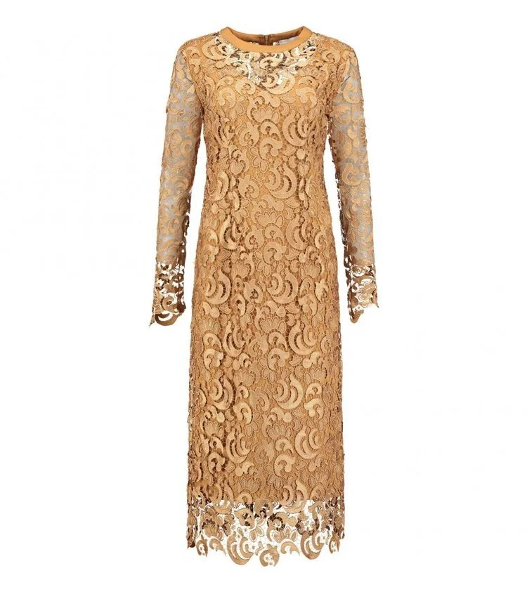 Claes Iversen Serva Lace Midi Dress