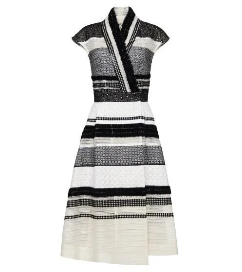 Claes Iversen Fancy Dress in Black/White