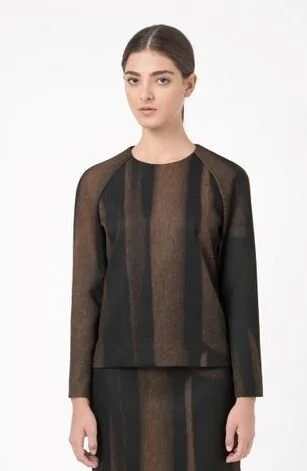 COS Printed Top in Copper
