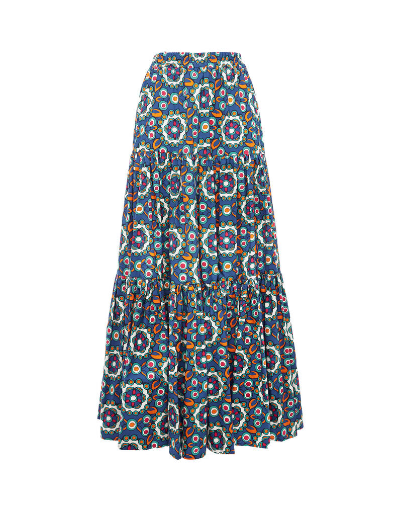 La DoubleJ Big Skirt in Kaleidoscope Bluette Cotton Poplin.jpg