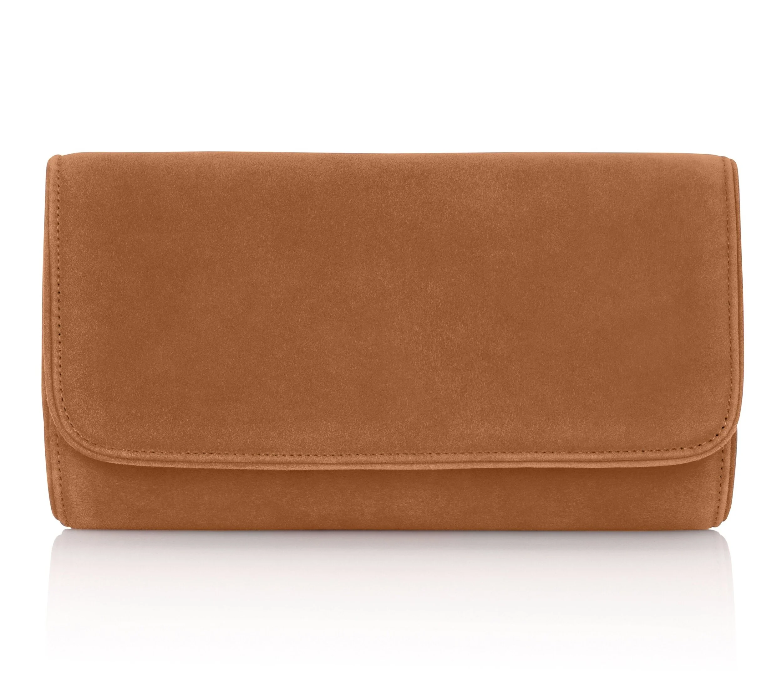 Emmy Natasha Clutch in Saddle