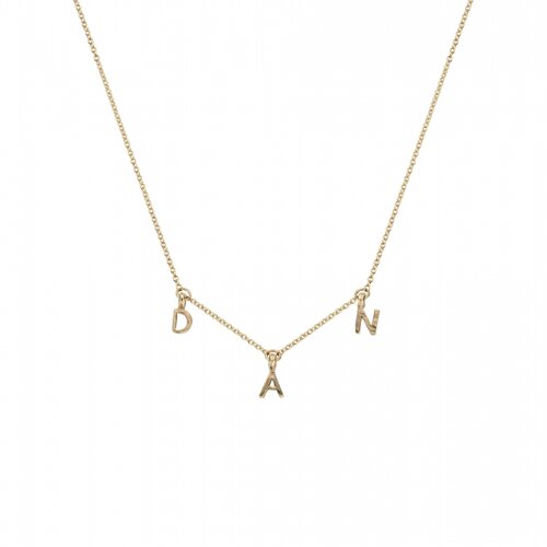 Daniella Draper Fixed Alphabet Necklace in Gold — UFO No More