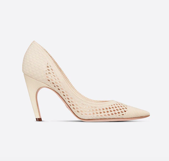 Christian Dior D-Choc Pumps in Cream Mesh Embroidery.png