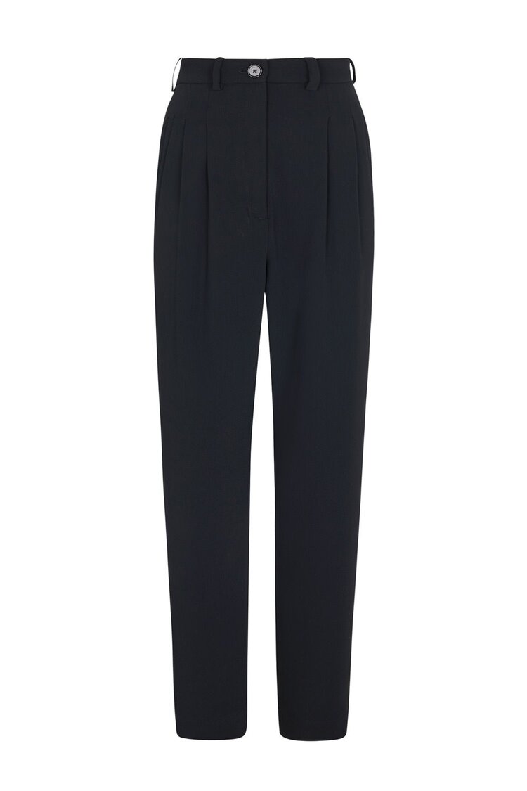 Bleis Crepe Trousers in Black — UFO No More
