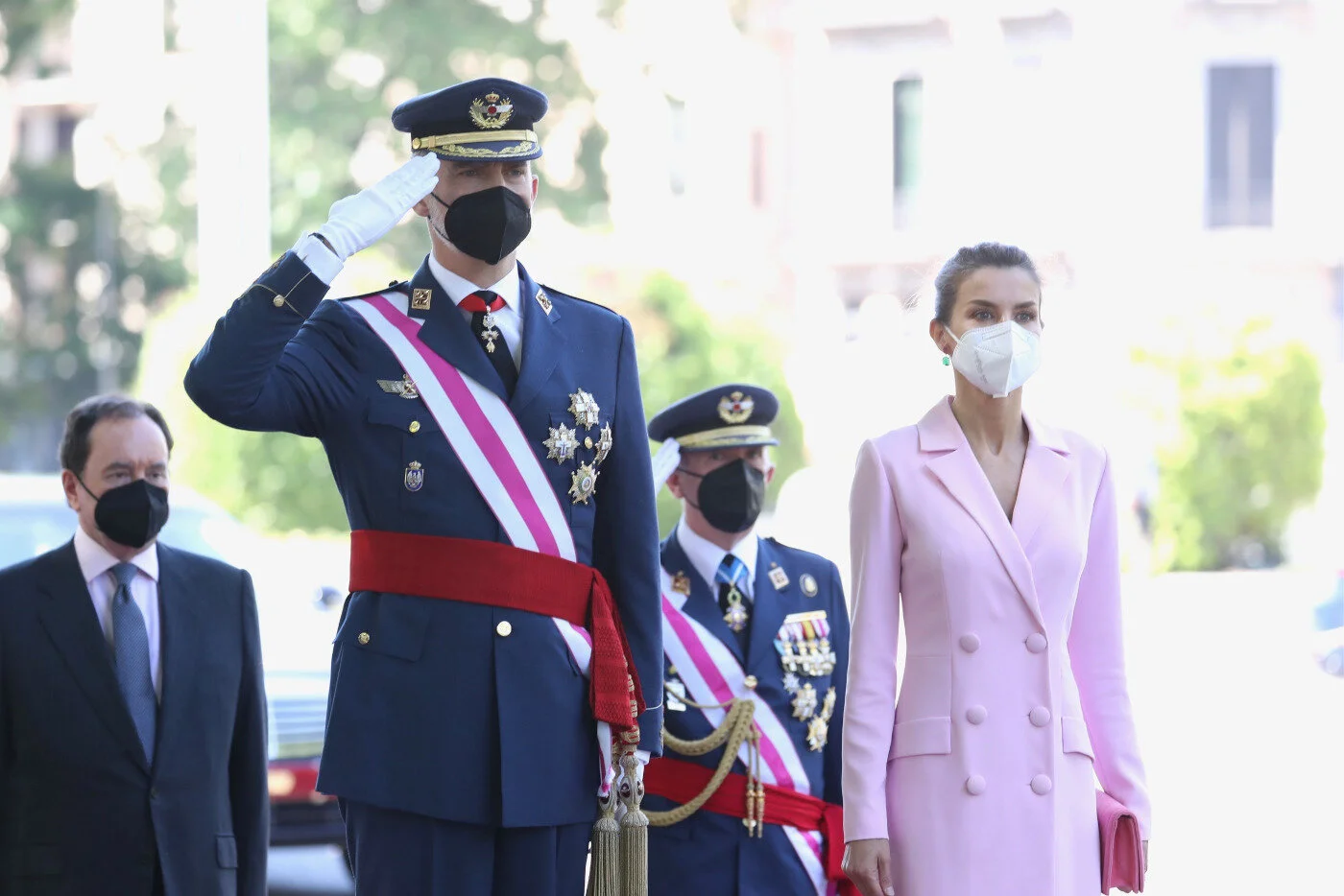 King Felipe and Queen Letizia attends National Armed Forces Day
