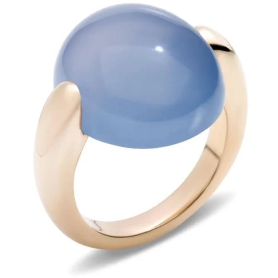 Pomellato Luna Ring in Chalcedony
