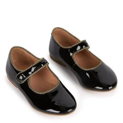 Pom d'Api Daisy Shoes in Black Patent