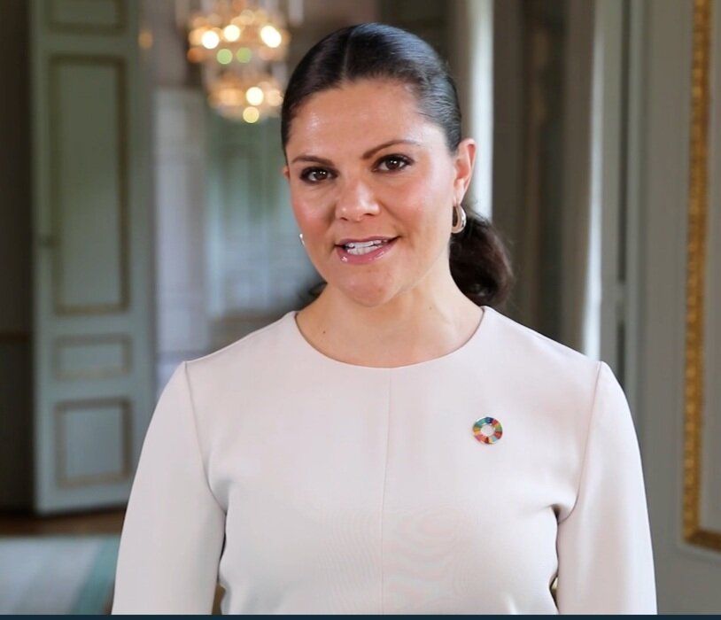 Crown Princess Victoria attends digital conference on education and sustainable development