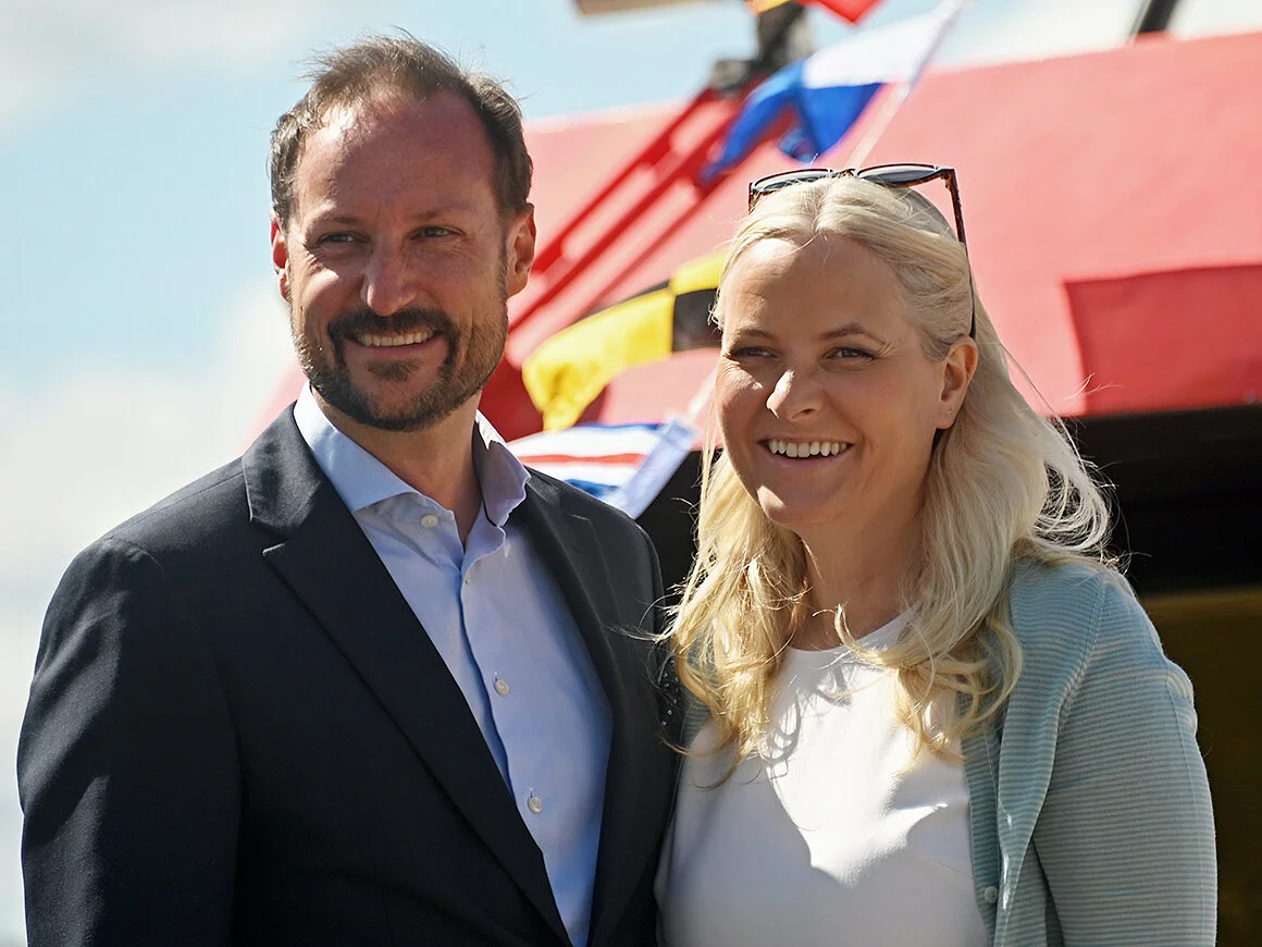 Crown Prince Haakon and Crown Princess Mette-Marit visit the Rescue Society
