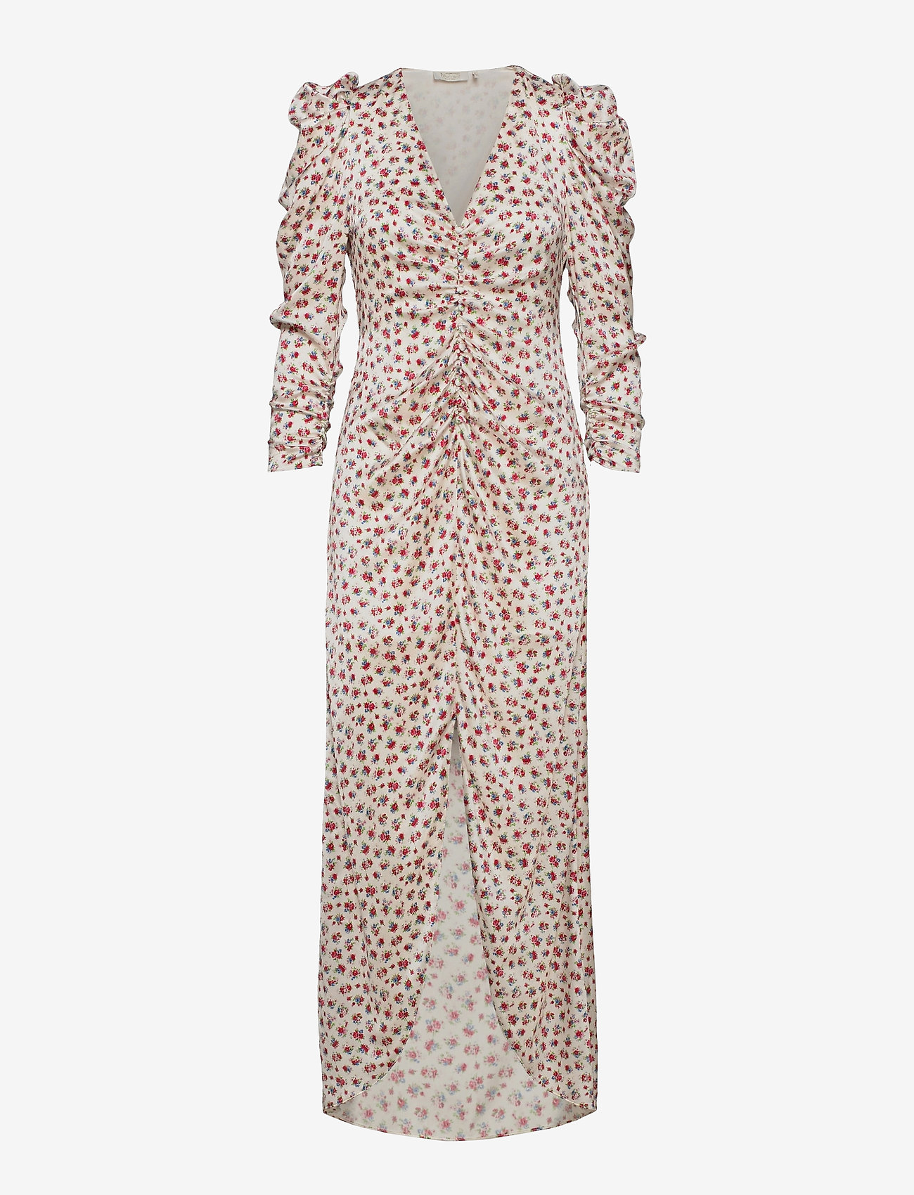 Notes du Nord Victoria Dress in White Flowers Bouquet