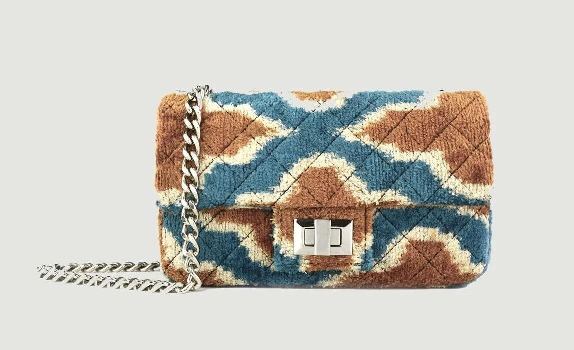 Rough Studios Mini Bandita Bag in Blue/Brown