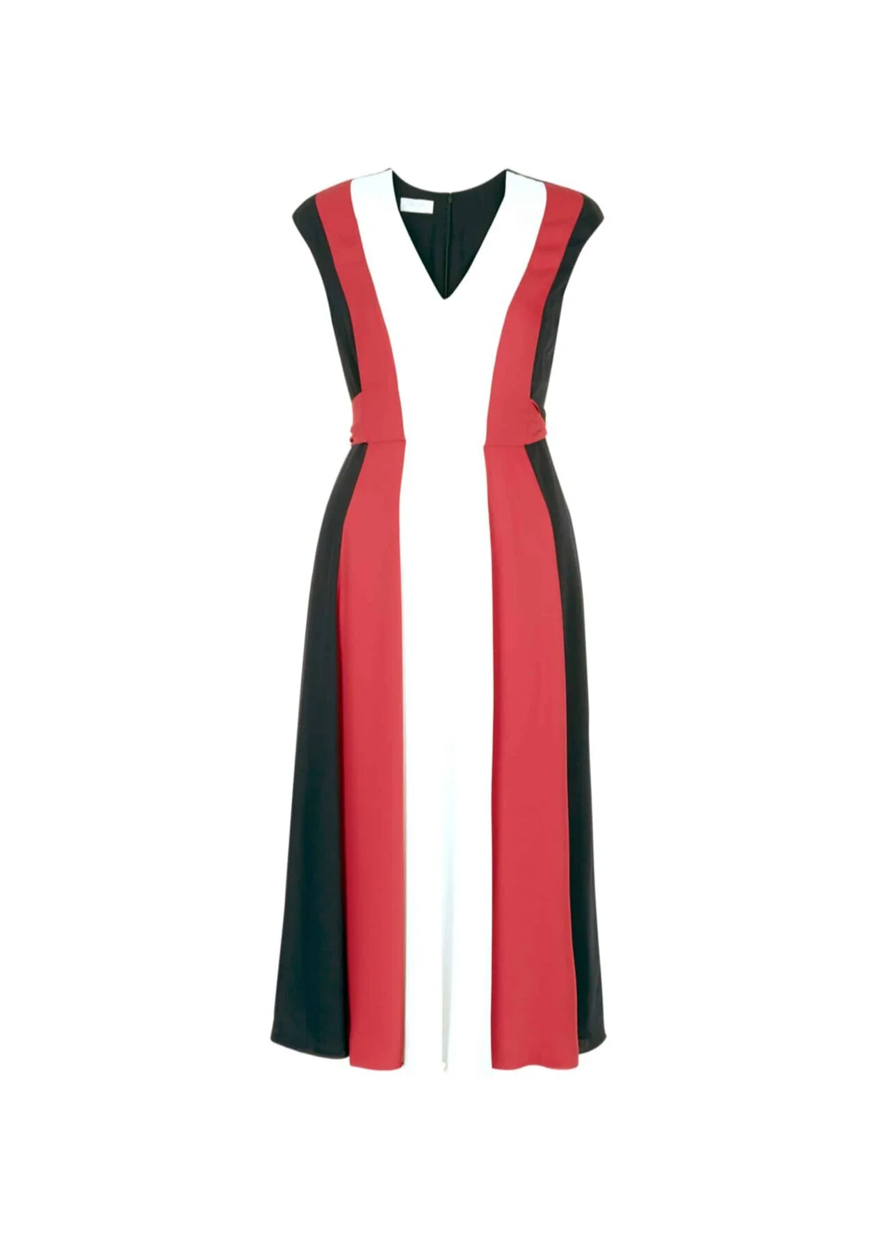 Hobbs Bailly Dress in Navy/Ivory/Pink