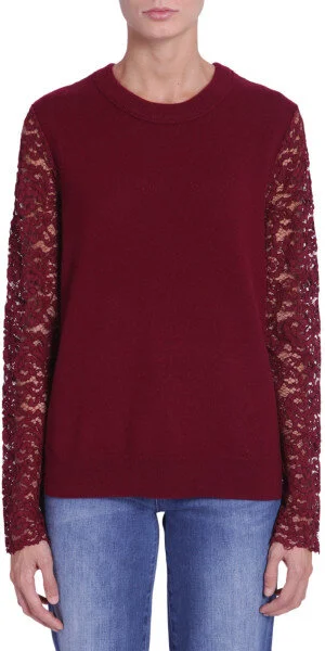 Tory Burch Merino Peplum Sweater
