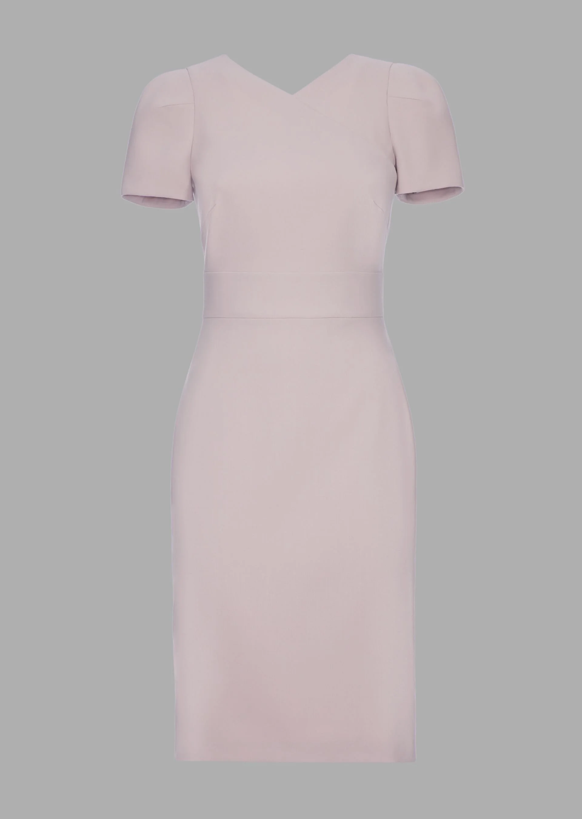 Giorgio Armani Overlap Effect Neckline Dress in Pink