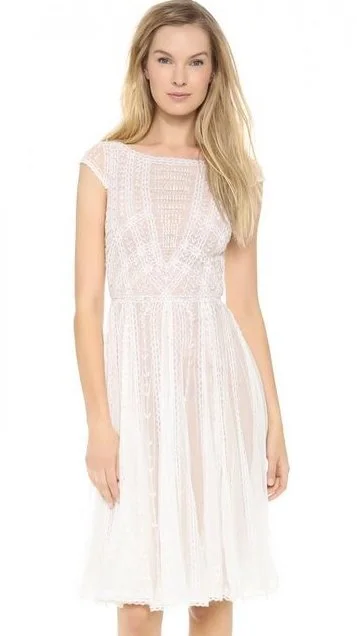 Temperley London Christa Dress in White