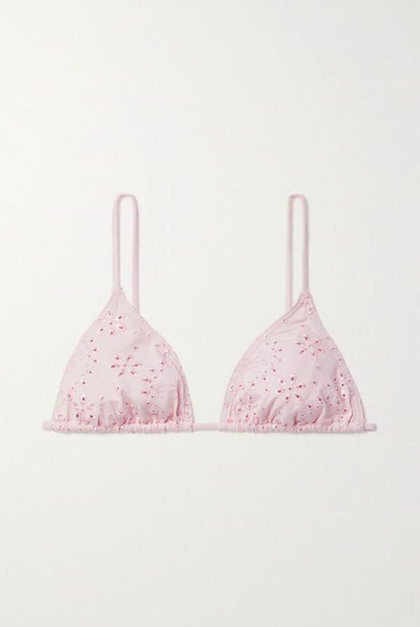 Eres Misses Triangle Bikini Top in Eau de Rose Broderie Anglaise.jpg