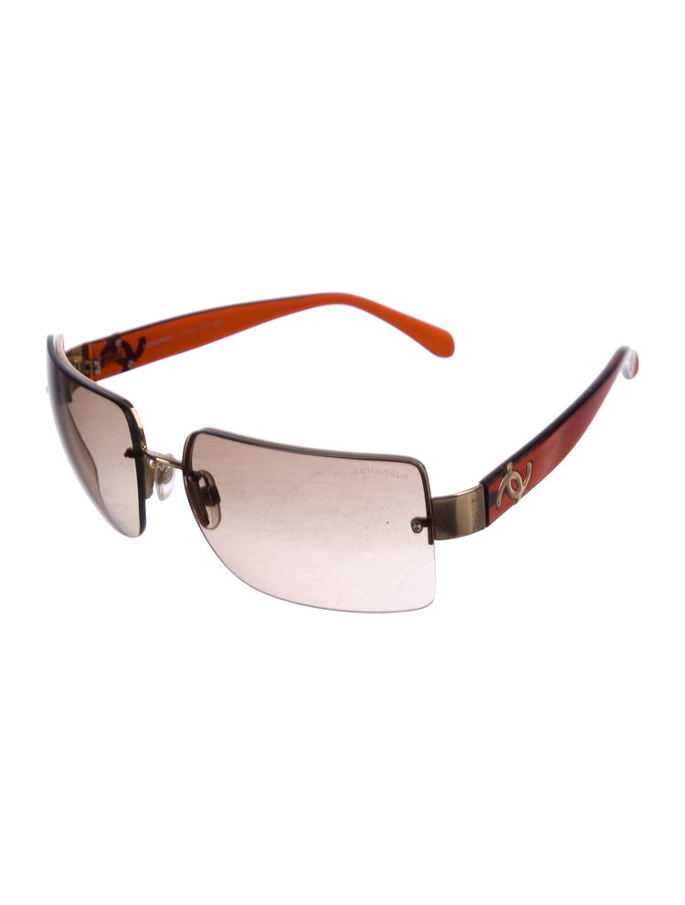 Chanel - Cat Eye Sunglasses - Black Silver Gray - Chanel Eyewear - Avvenice