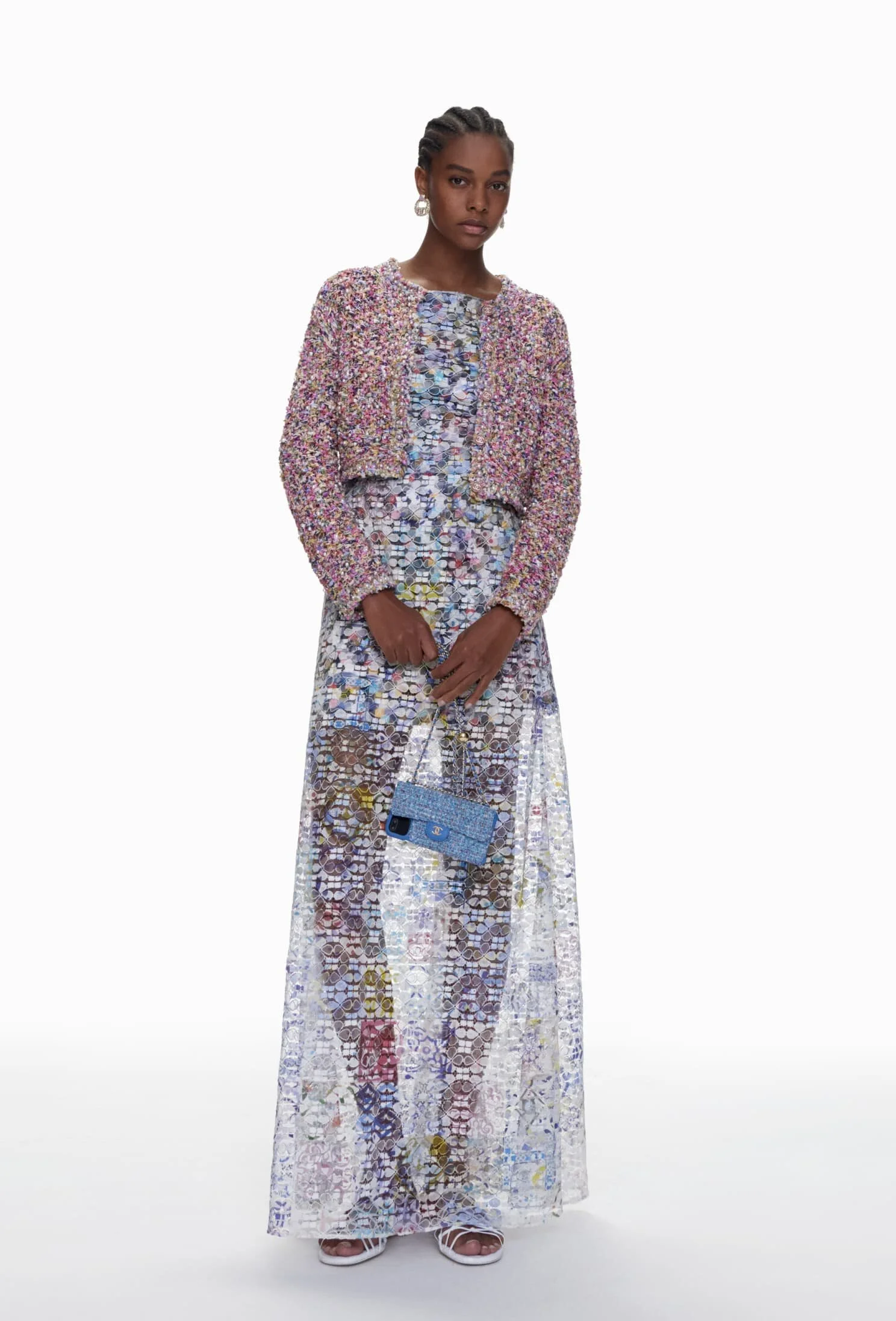 Chanel Mixed Fibers Maxi Dress