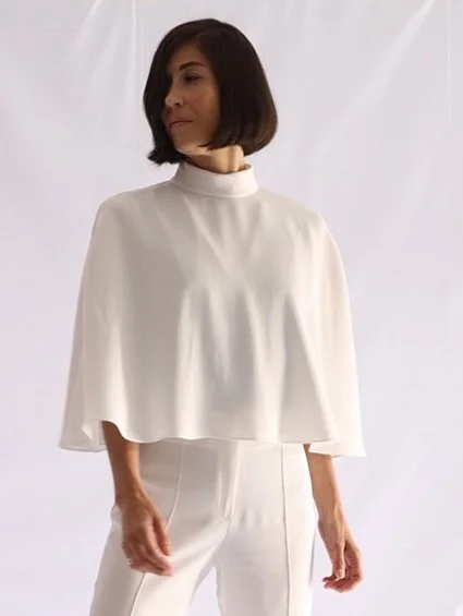 On Atlas Short Cape Top in White