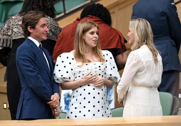 The Countess of Wessex and Princess Beatrice attend Day 10 of Wimbledon