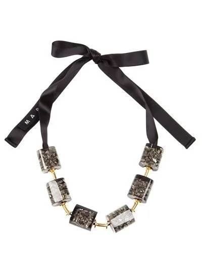 Marni Square Stone Necklace