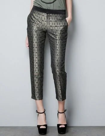 Zara Jacquard Loom Pants