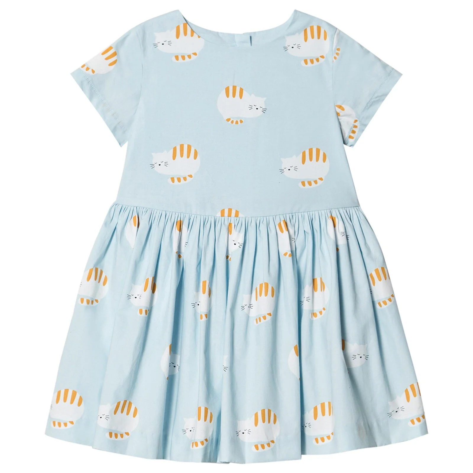 Jacadi Cats Dress in Blue