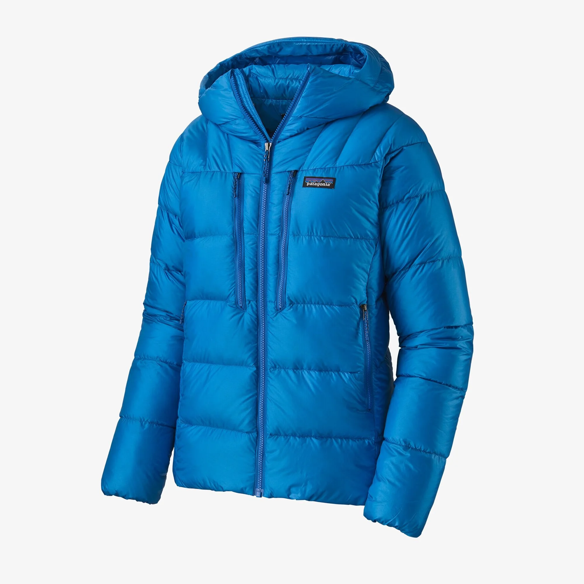 Patagonia Women's Fitz Roy Down Hoody in Alpine Blue