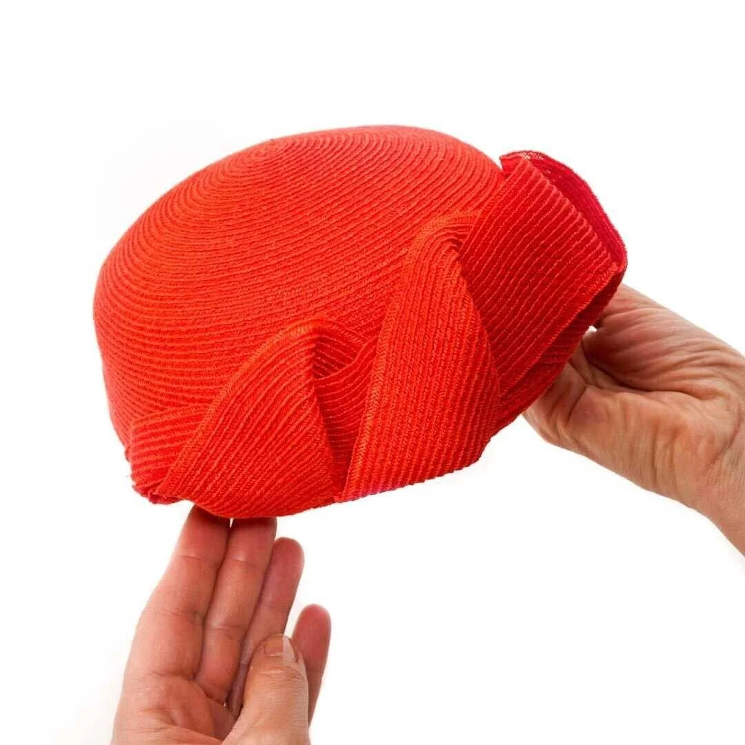Fabienne Delvigne Kennedy Hat in Orange